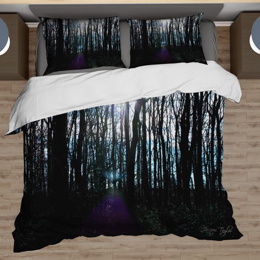 Silhouette Trees Comforter Set