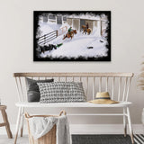 Snow Day Canvas Art