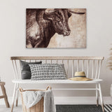 Spanish Bull Canvas Art