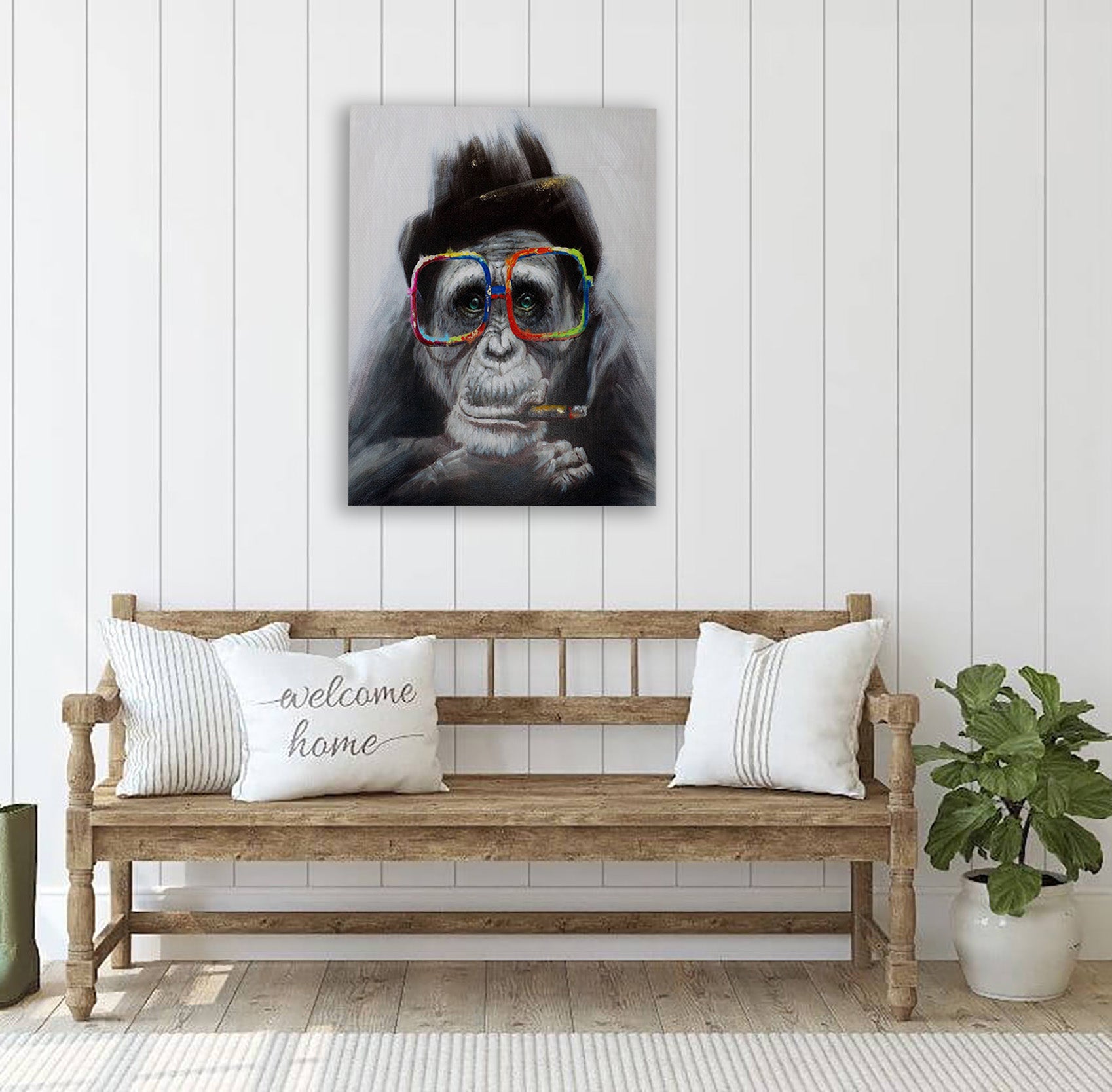 Spectacled Canvas Print