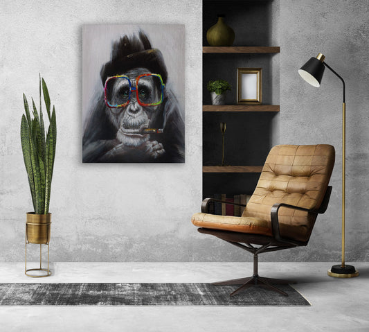 Spectacled Canvas Print