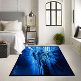Static flux Area Rug