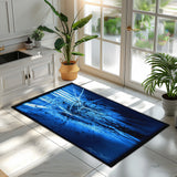Static flux Area Rug
