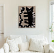 Striped Shadow Canvas Print