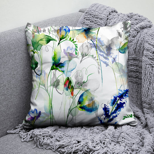 Sweet Flowers Throw Pillow