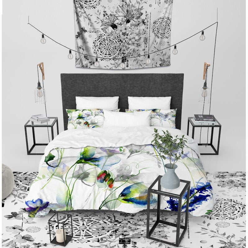 Sweet Flowers Duvet Cover Set