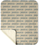 Single Name Reg Font Sherpa Blanket