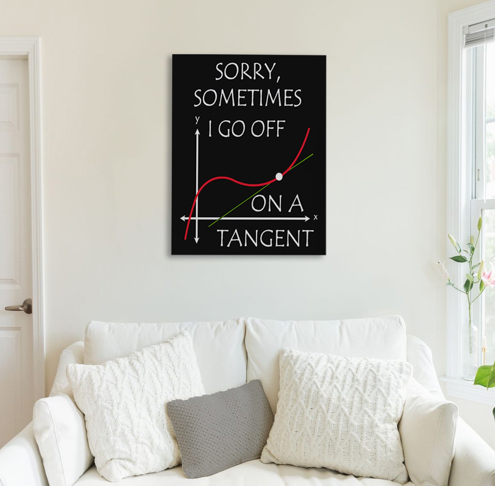 Tangent Canvas Print