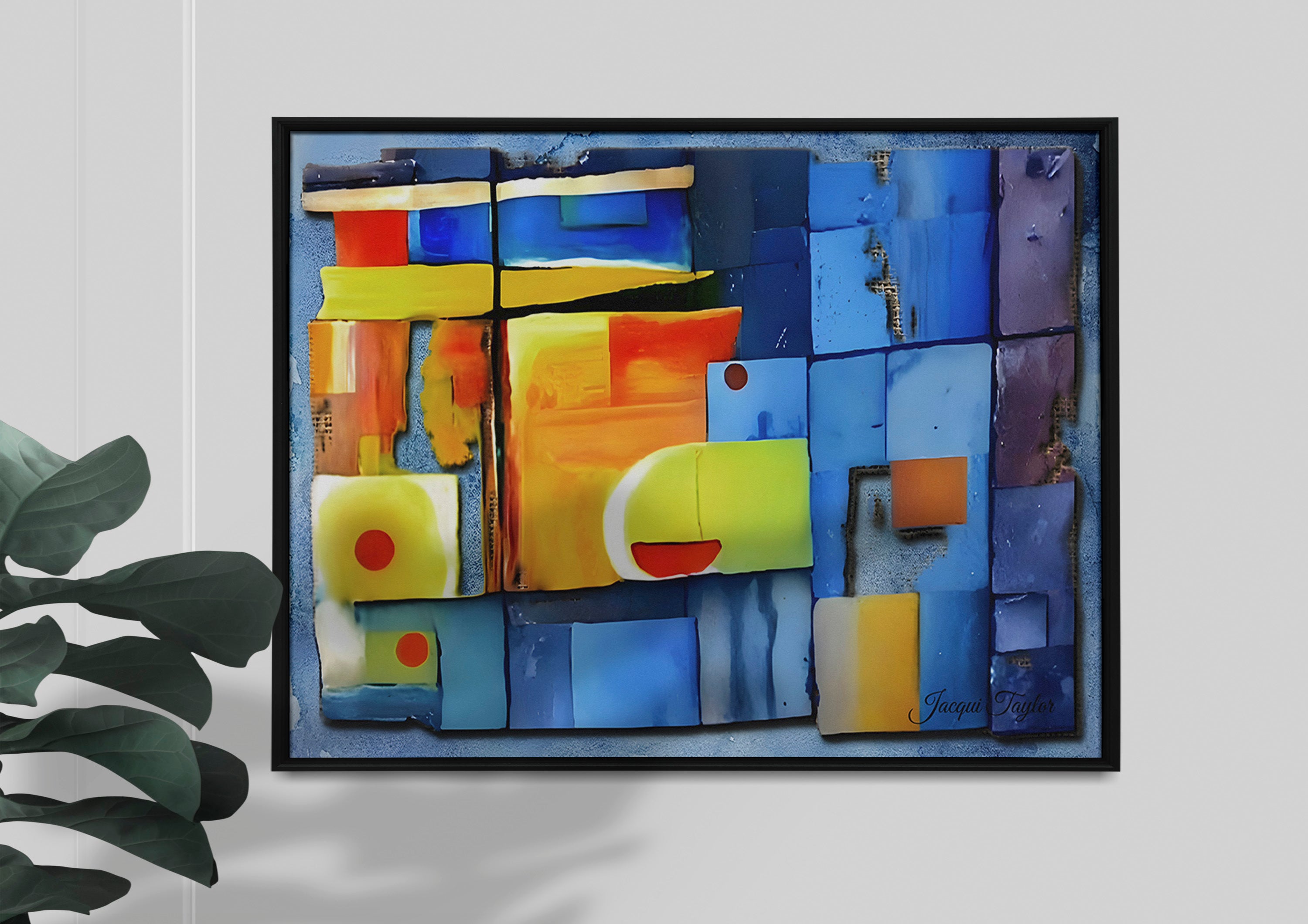 Tapestry of Life Framed Canvas Print