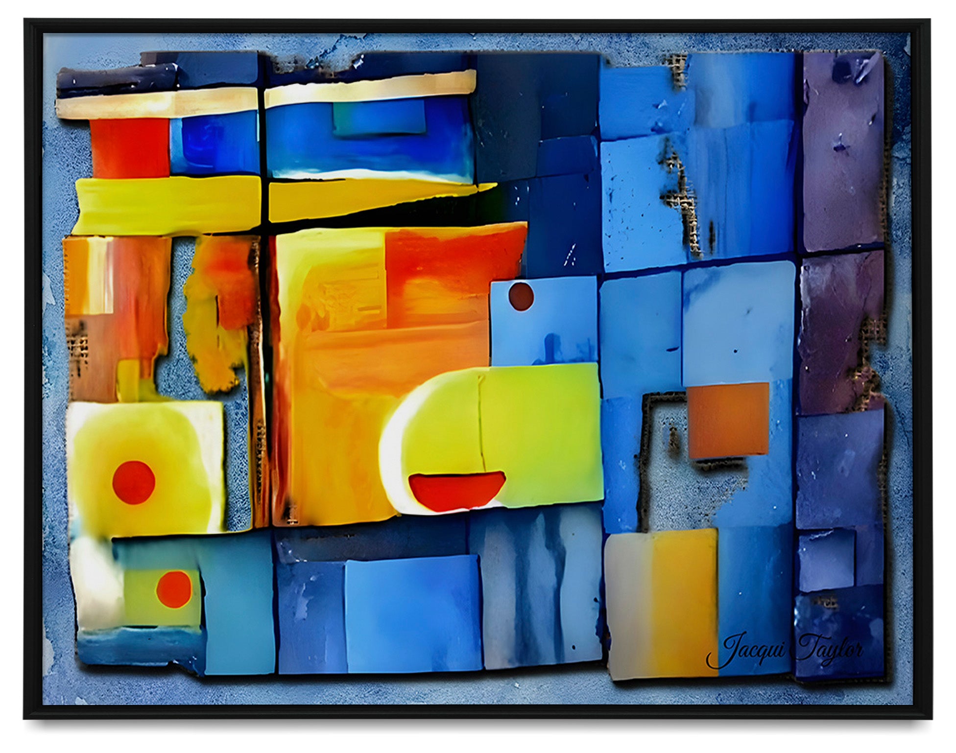 Tapestry of Life Framed Canvas Print