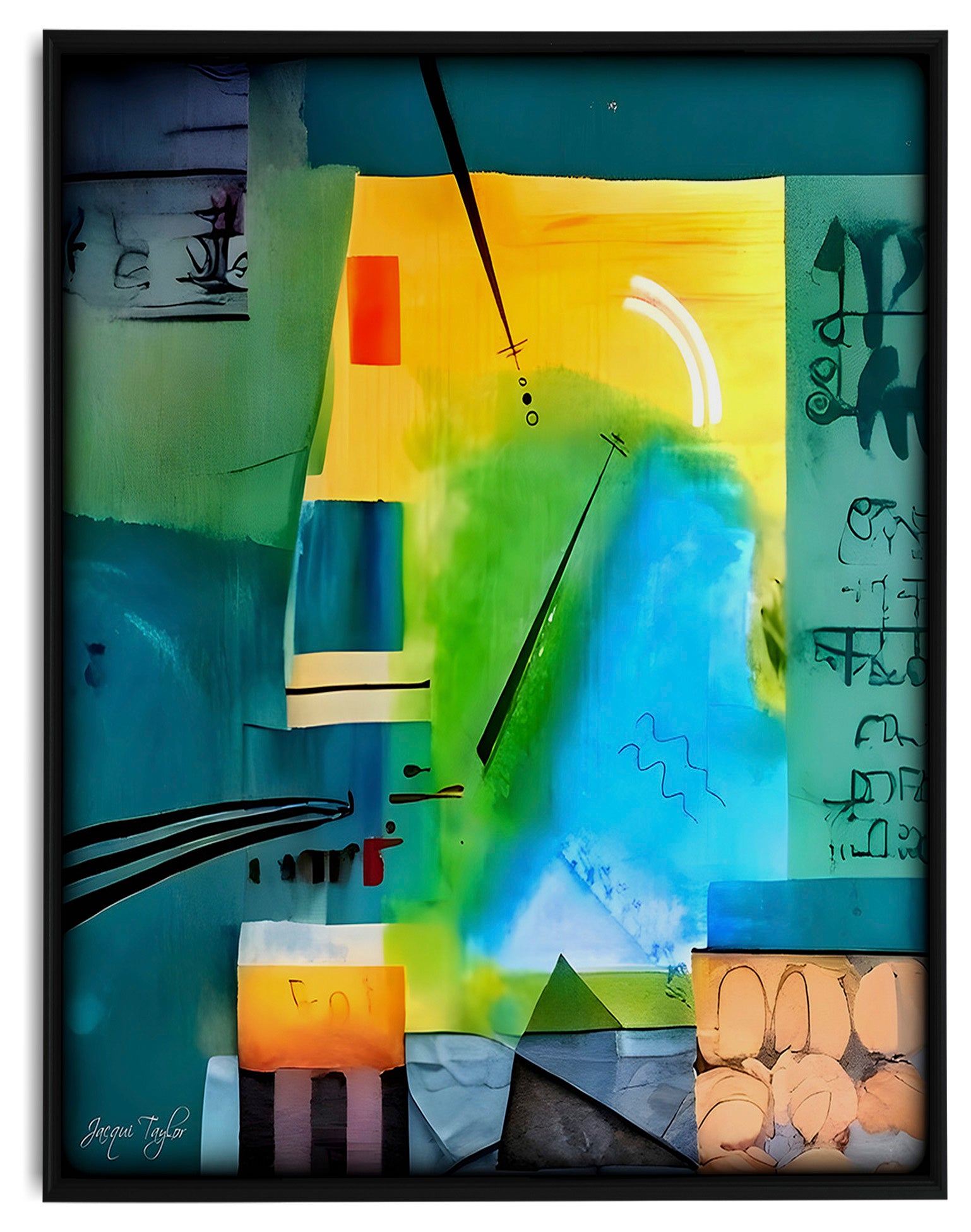 Tempo Rubato - Stolen Time Framed Canvas Print