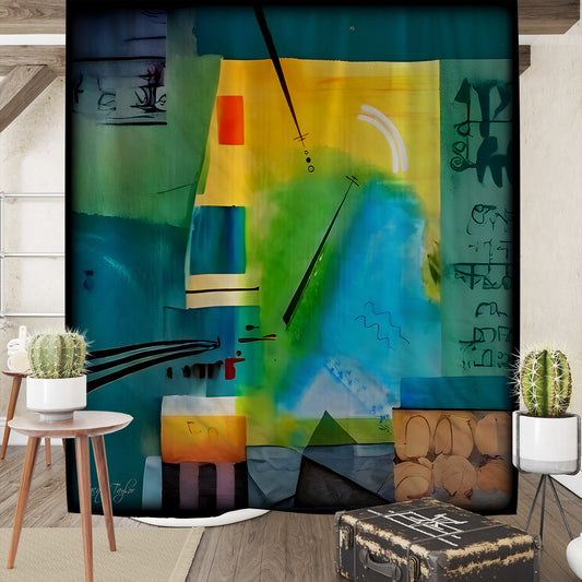 Tempo Rubato - Stolen Time Shower Curtain