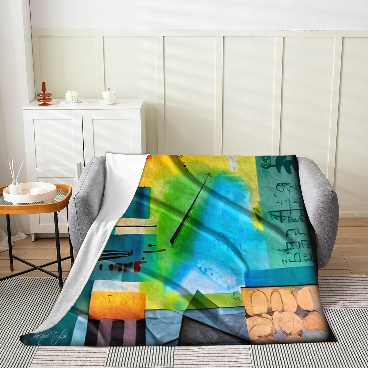 Tempo Rubato - Stolen Time Velveteen Blanket