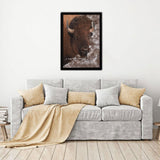 The Bison Framed Canvas