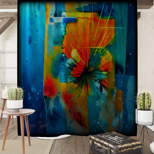 The Butterfly Effect shower curtain