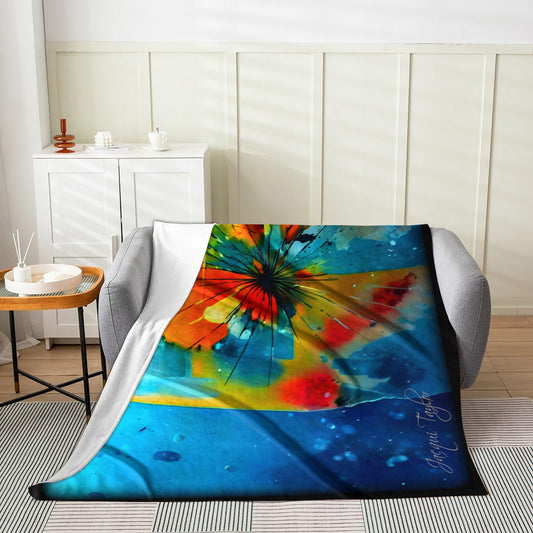 The Butterfly Effect Velveteen Blanket