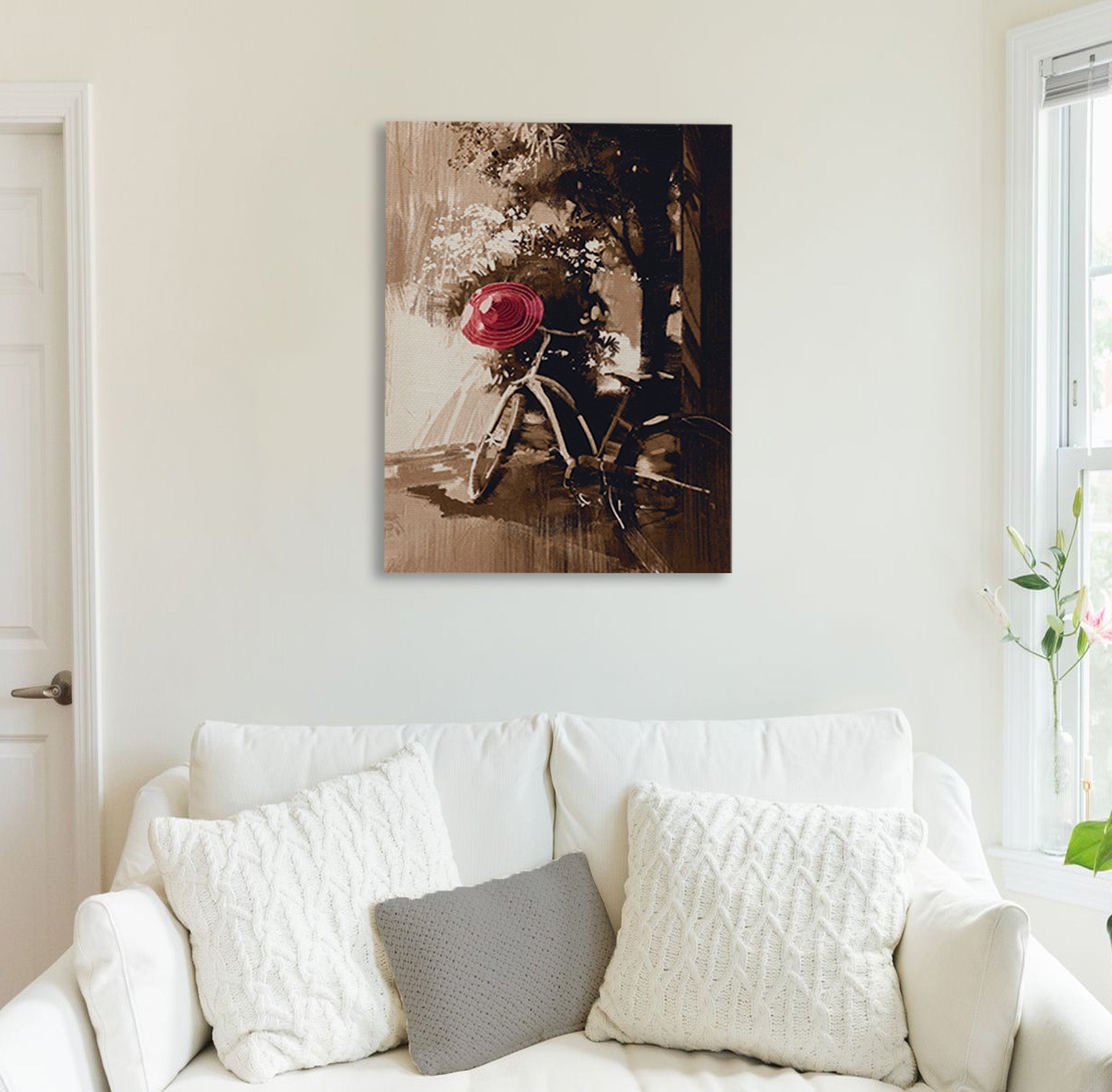 The Hat Canvas Print