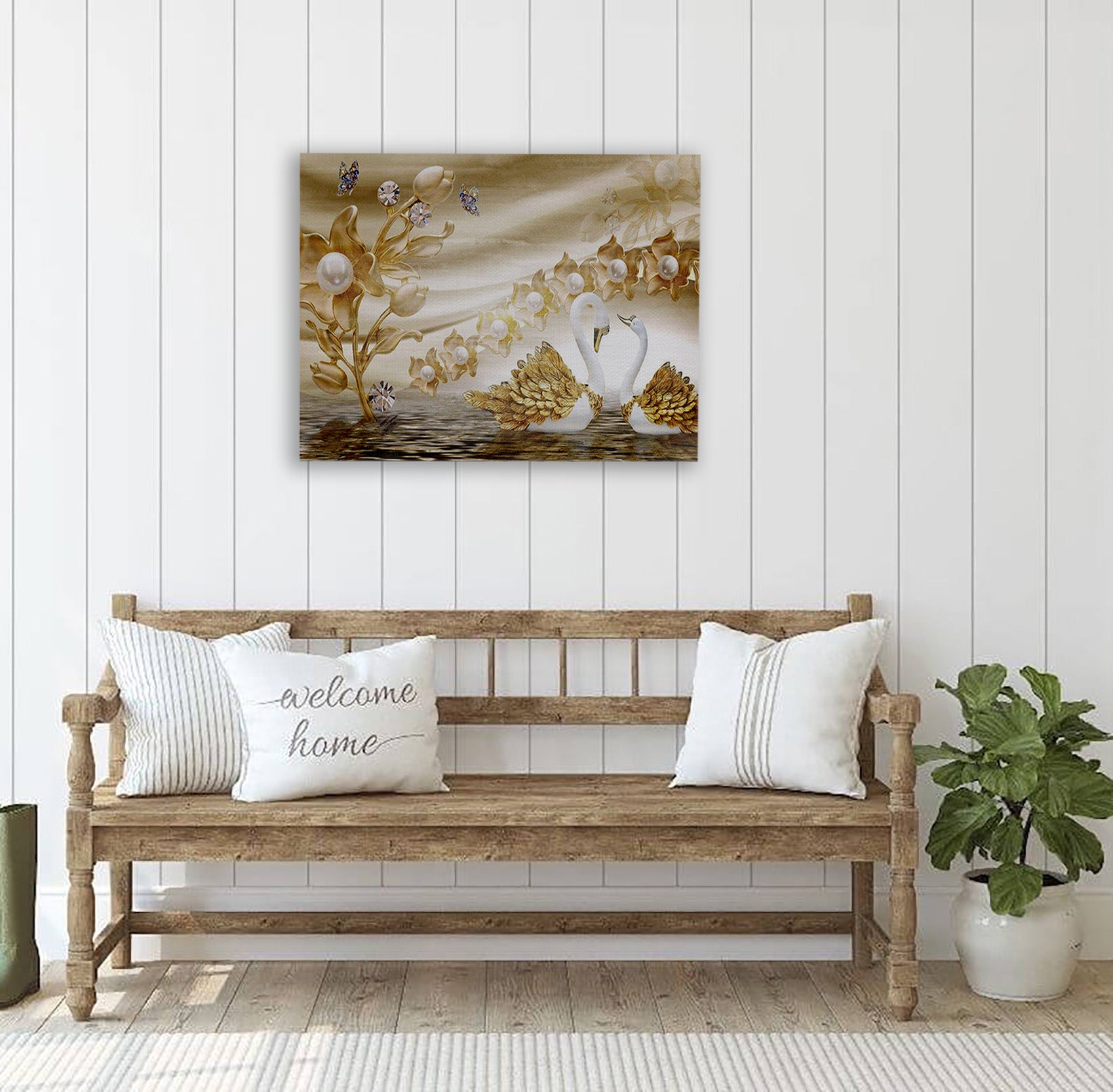 The Swan Canvas Print