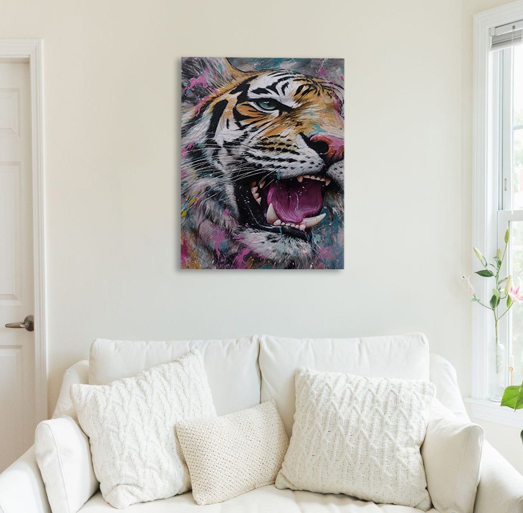 The Tiger's Call Canvas Print