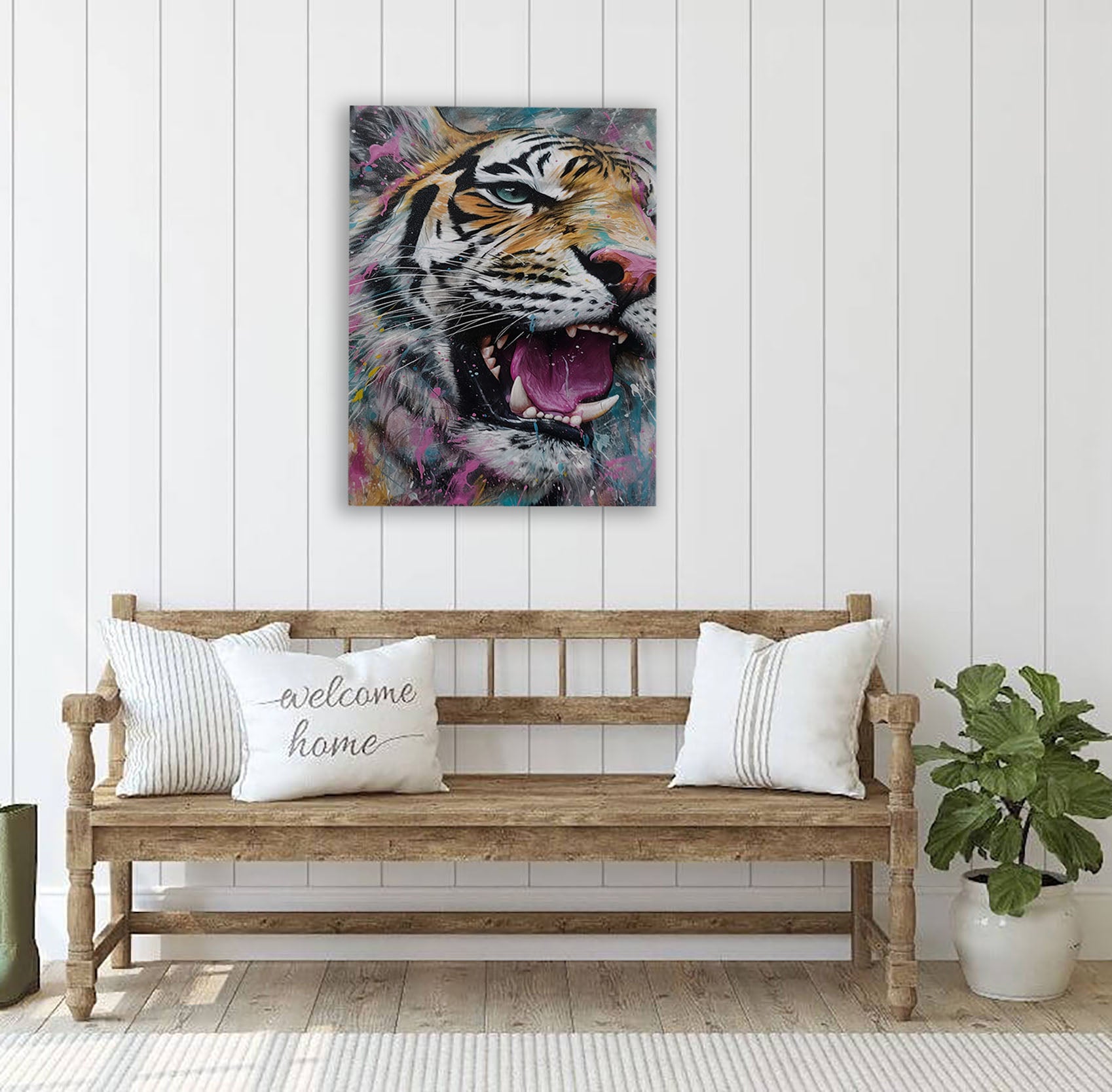 The Tiger's Call Canvas Print