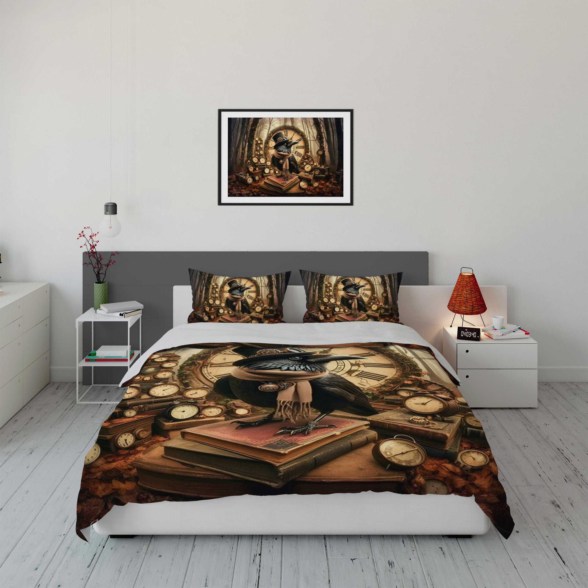 The Time Collector Duvet Cover Set