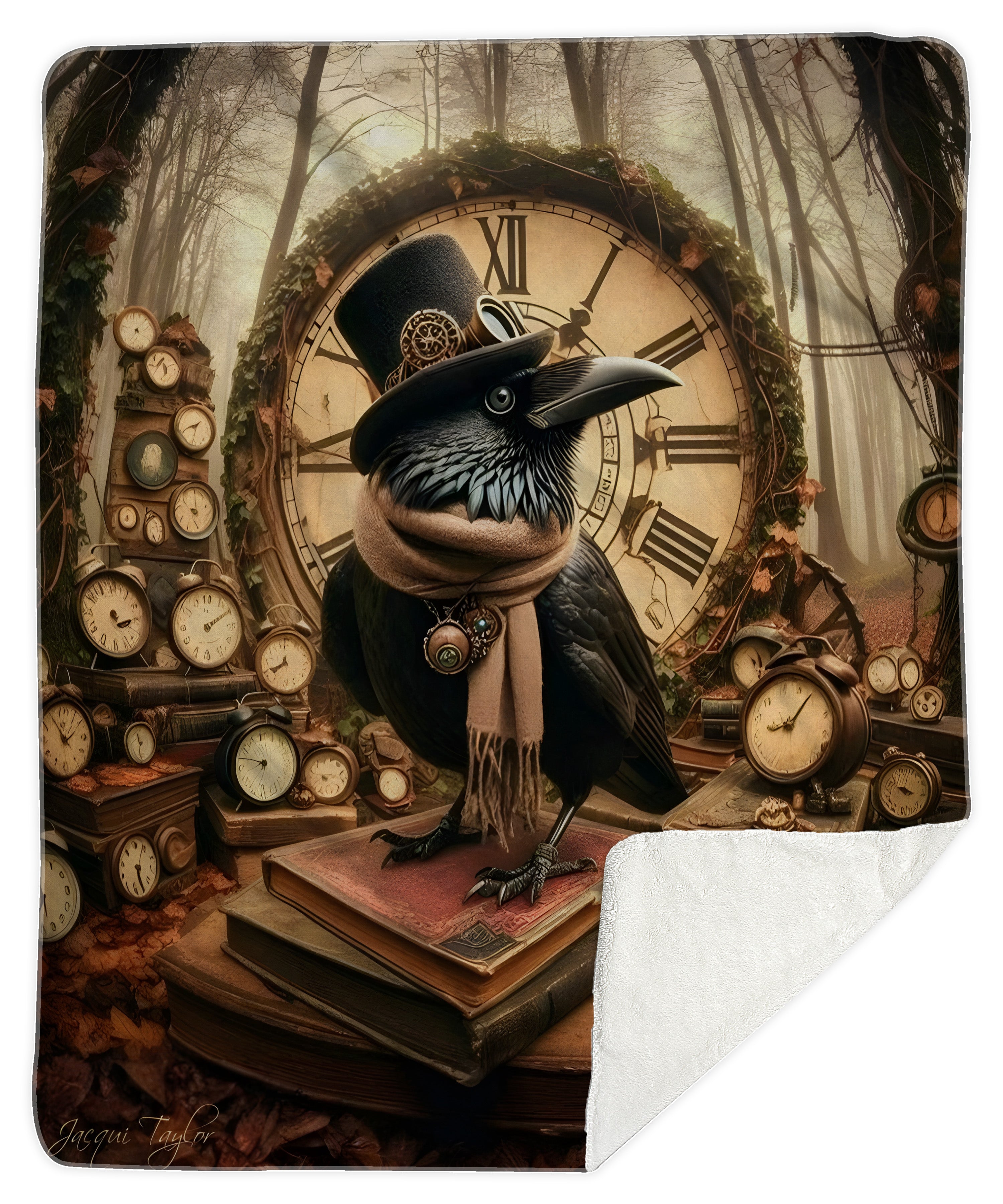 The Time Collector Sherpa Blanket