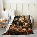 The Time Collector Velveteen Blanket