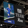 Torn Soccer Banner