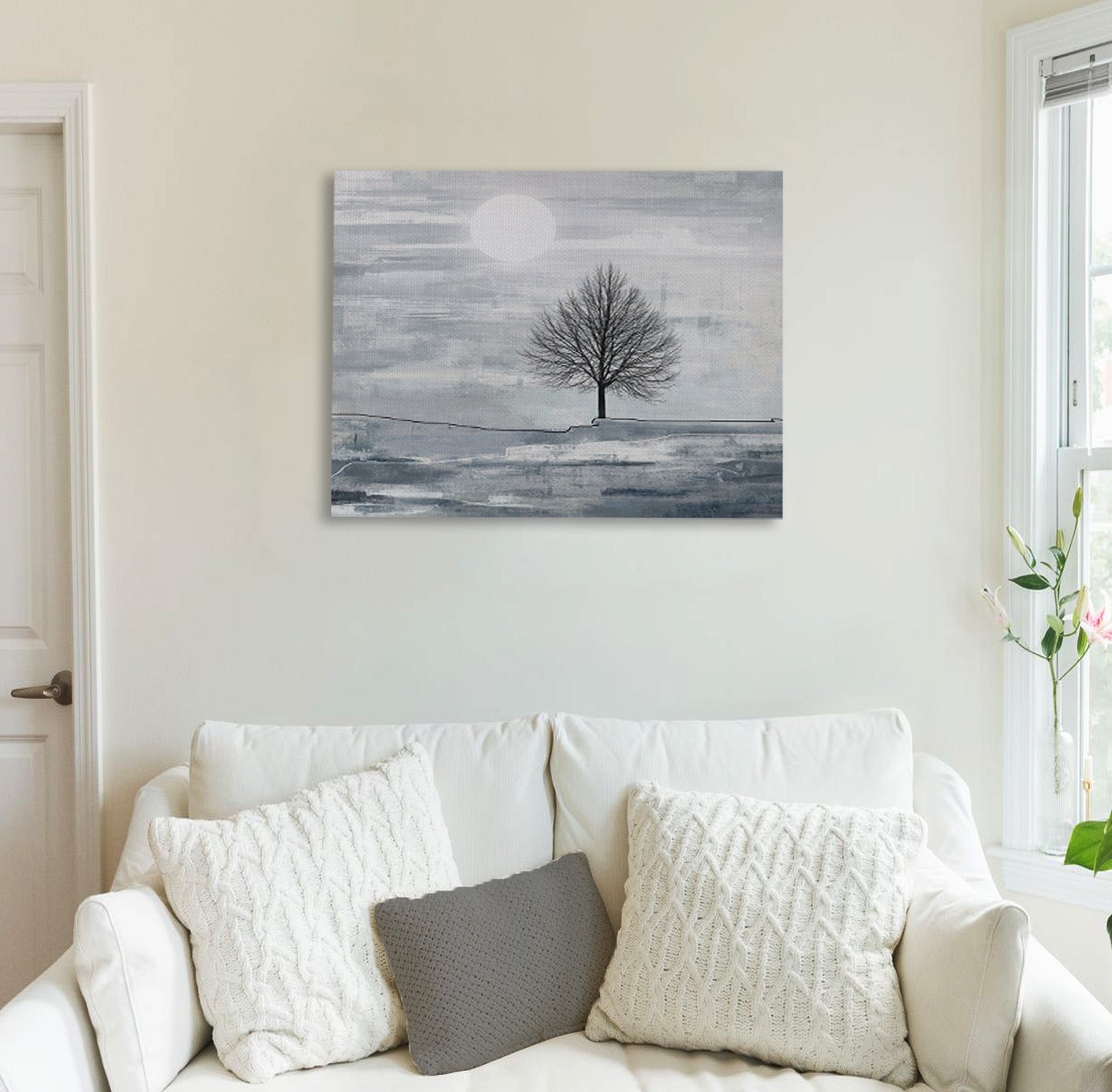 Tree in Winter Canvas Print