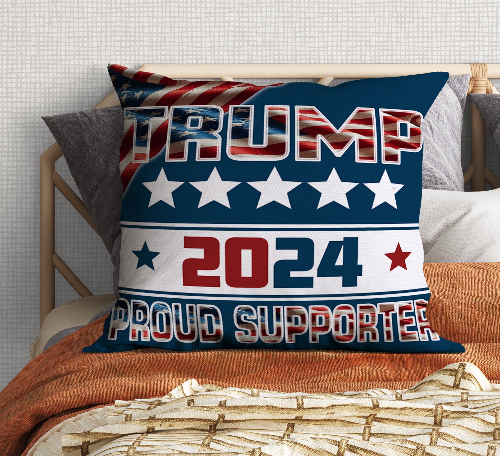 Proud Supporter Throw Pillow