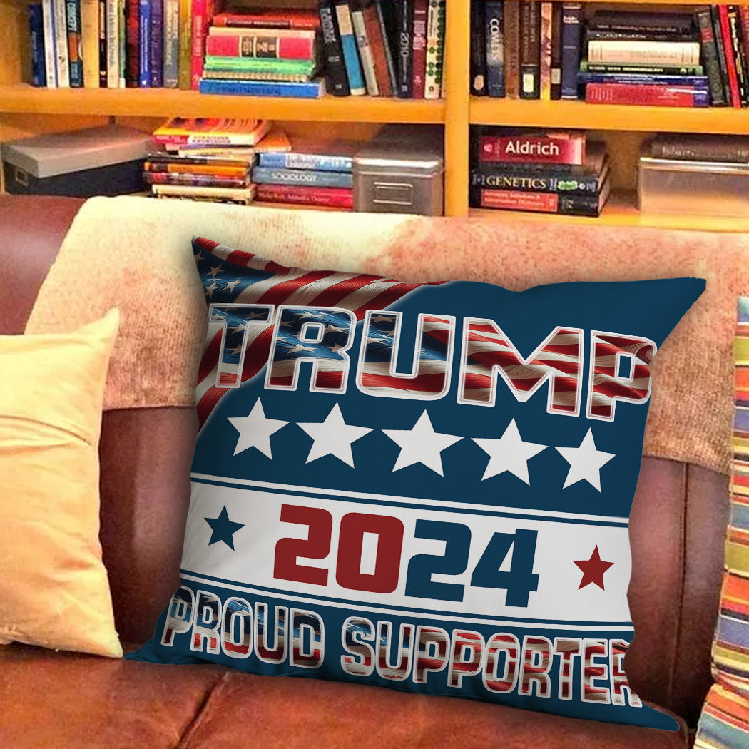 Proud Supporter Throw Pillow