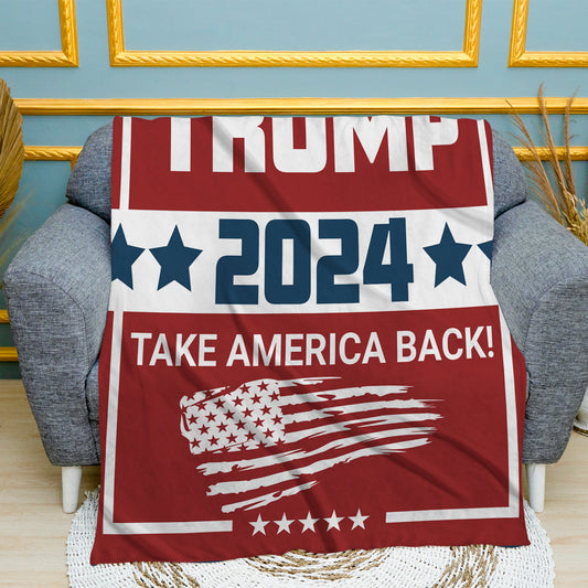 Take America Back Super Plush Blanket