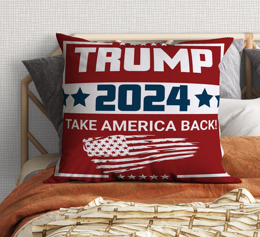 Take America Back Throw Pillow