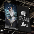 Unzipped Hockey Banner