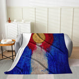 Colorado Flag Design_1 Velveteen Blanket