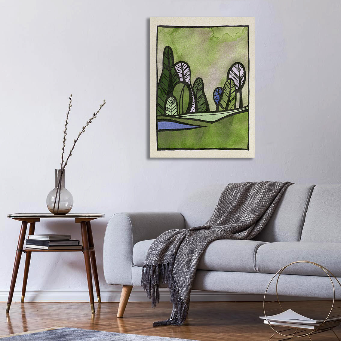 Verdant Harmony Canvas Print