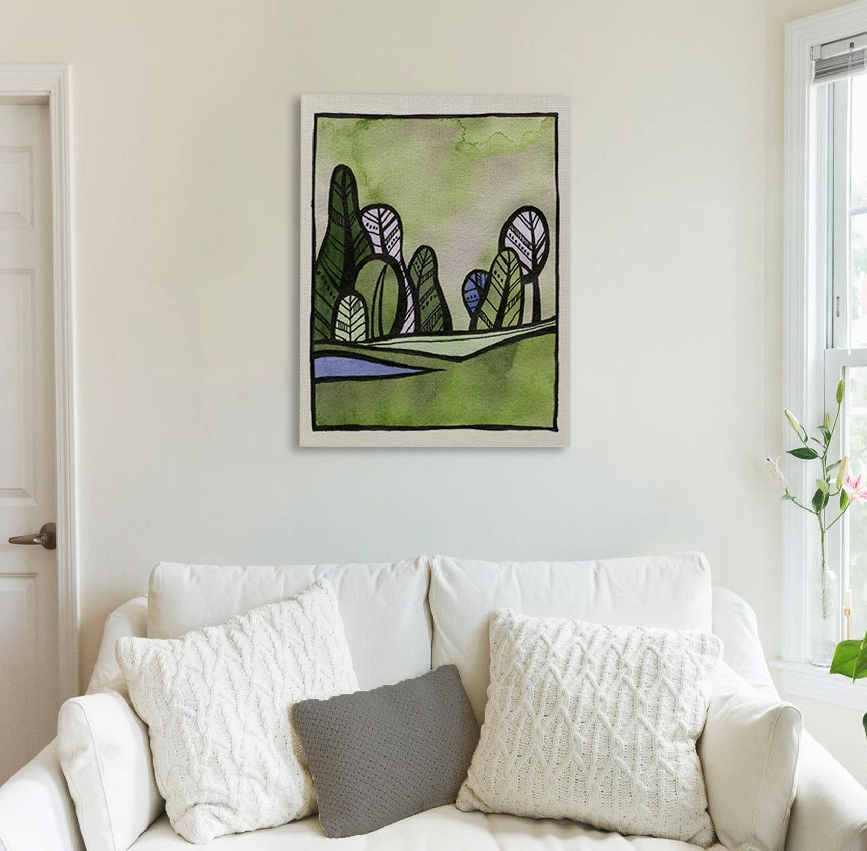 Verdant Harmony Canvas Print