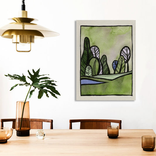 Verdant Harmony Canvas Print