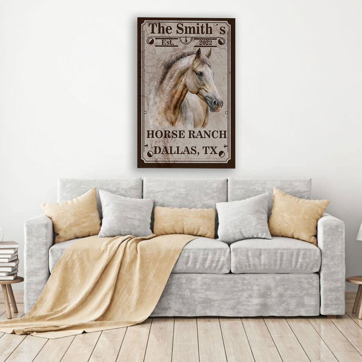 Vintage Ticket Canvas Art