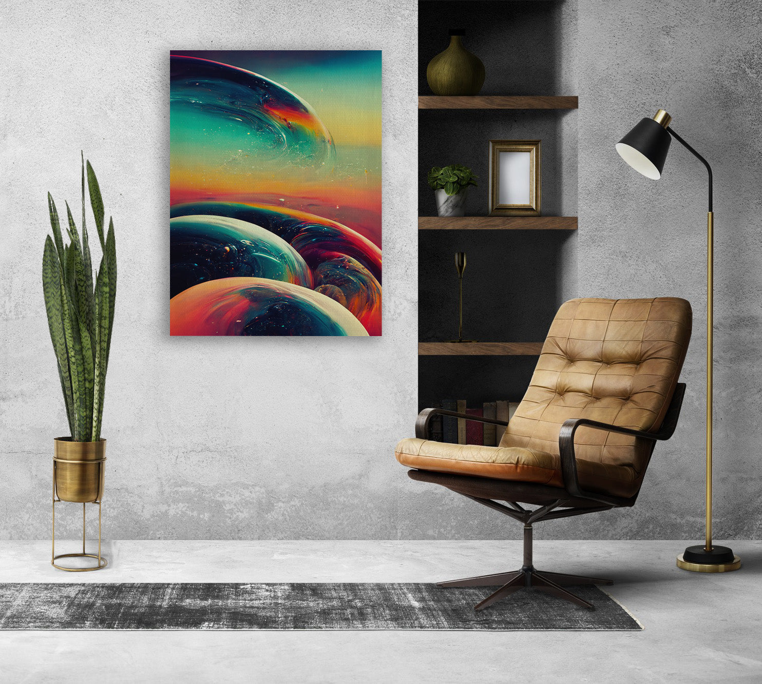 Vivid Essence Canvas Print