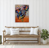 Watercolor Elephant Canvas Print