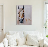 Watercolor Horse Canvas Print