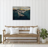 Whales in Motion Canvas Print