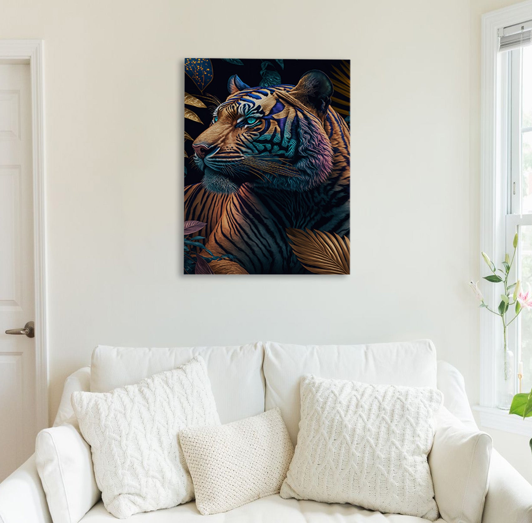 Wild Tiger Canvas Print