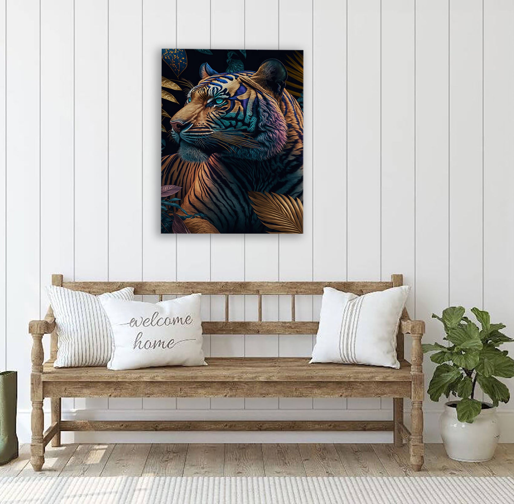 Wild Tiger Canvas Print