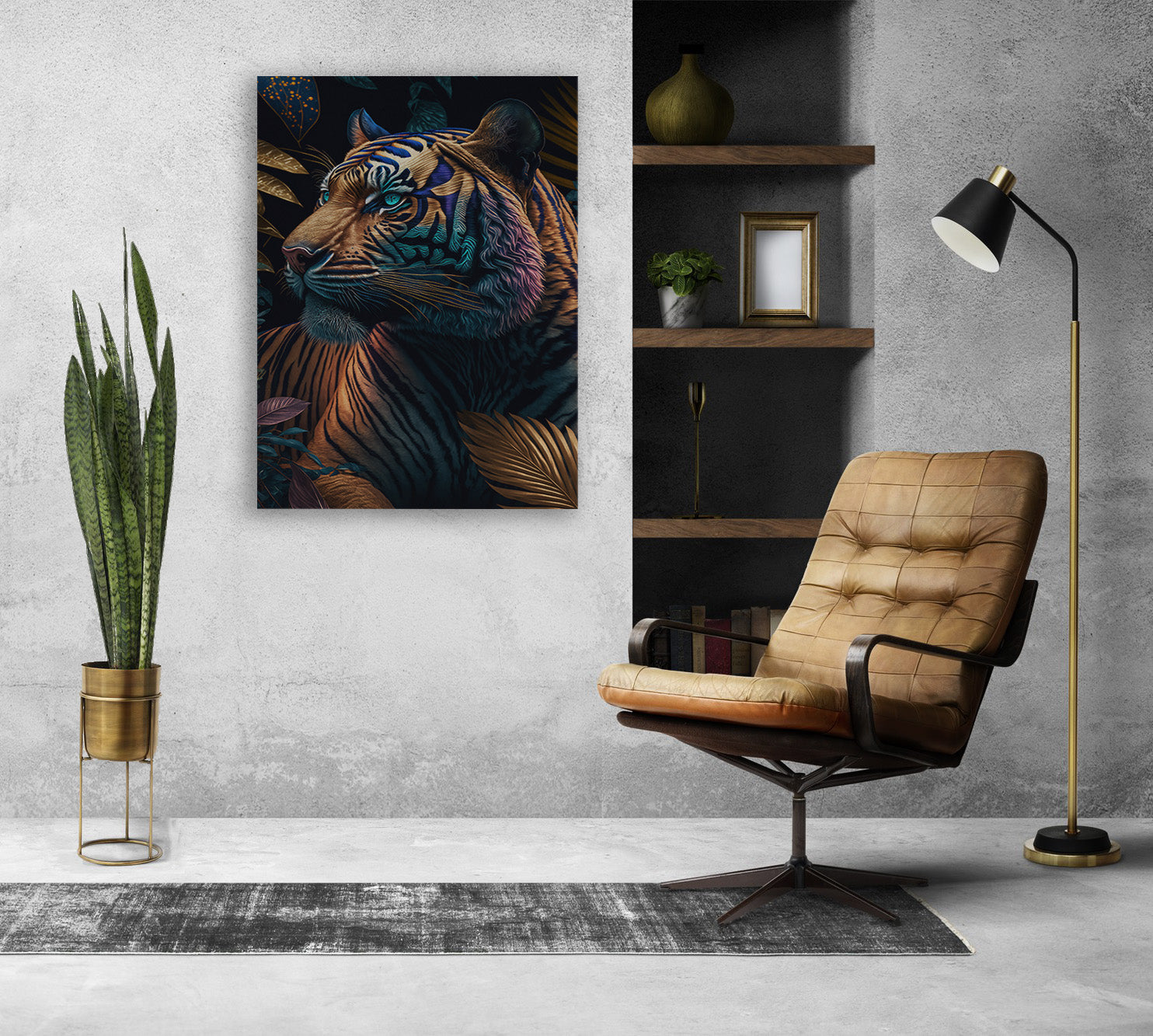 Wild Tiger Canvas Print