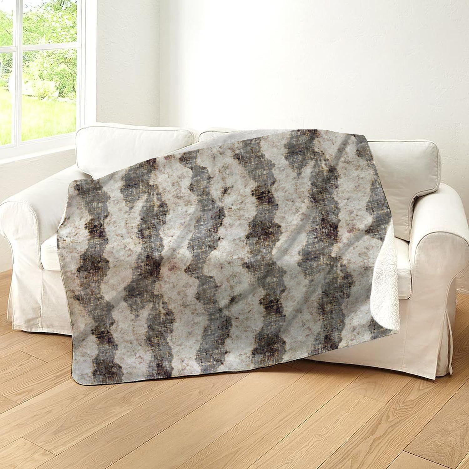 Wisteria Throw Sherpa Blanket