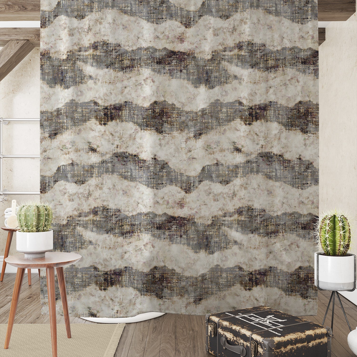 Wisteria shower curtain