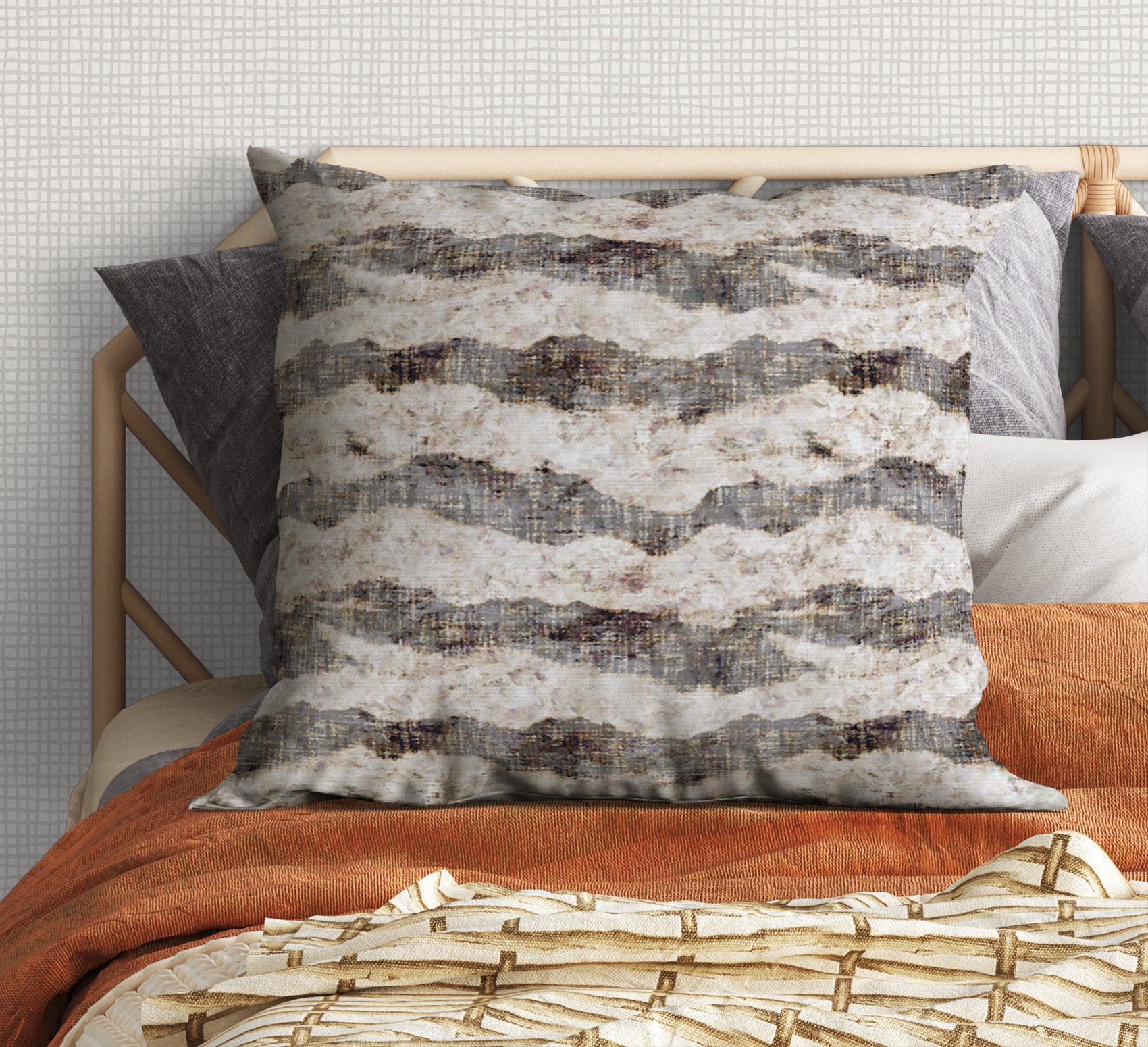 Wisteria Throw Pillow