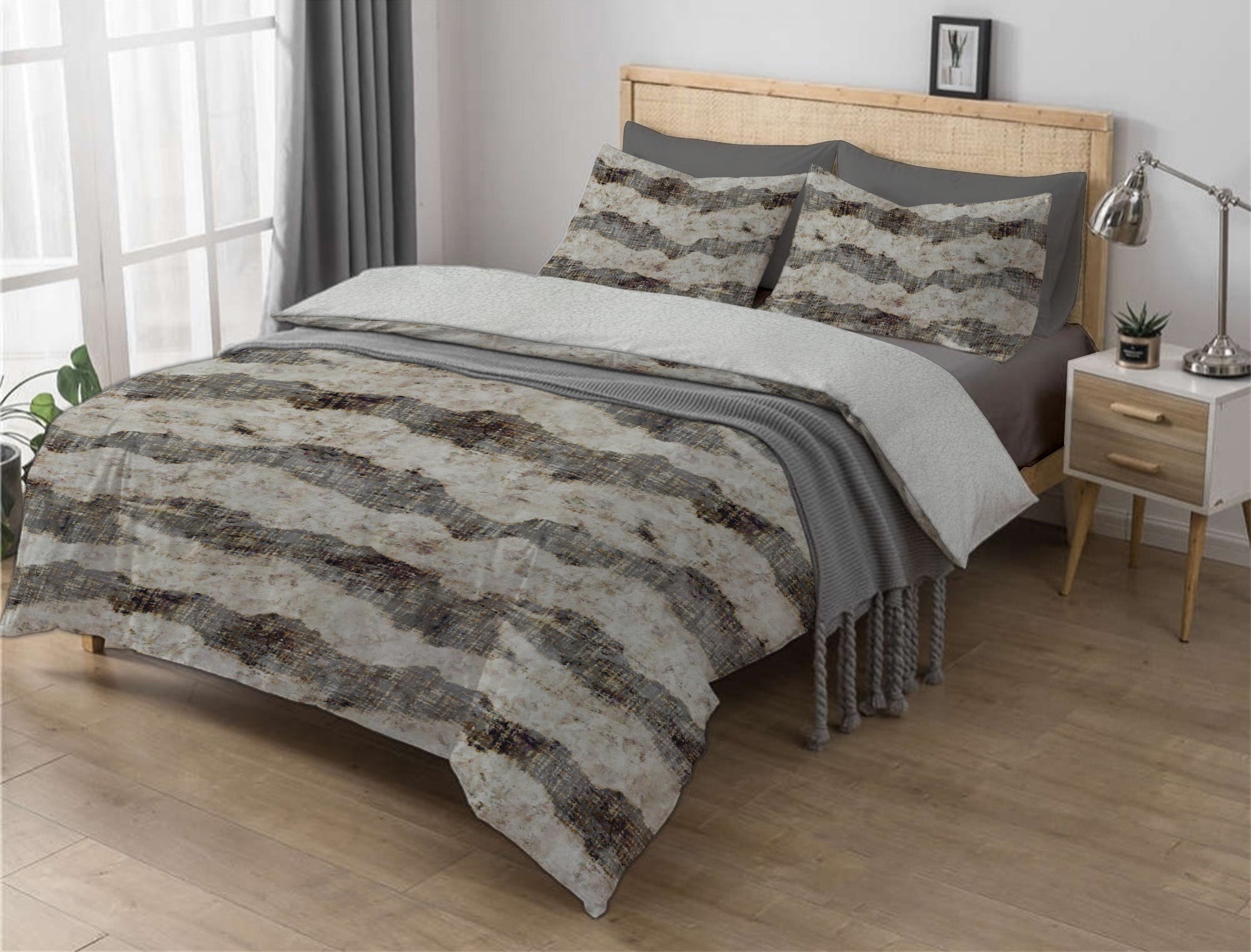 Wisteria Sherpa Comforter Set